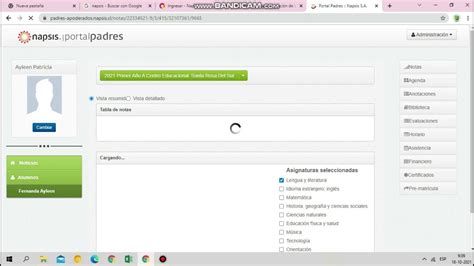 npasis|Turorial NAPSIS notas estudiante .